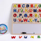 Wooden 12x12-inch Aiphabets and White Board With Marker (KC5720)