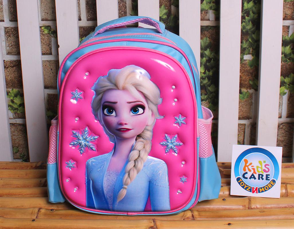 Frozen Elsa Themed 3D School Bag for KG 1 KG 2 13020N Kids Care