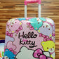 Hello Kitty 4 Wheels Children Kids Luggage Travel Bag / Suitcase 20 Inches