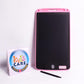 LCD Writing Tablet 8.5 inches Multicolor Pink