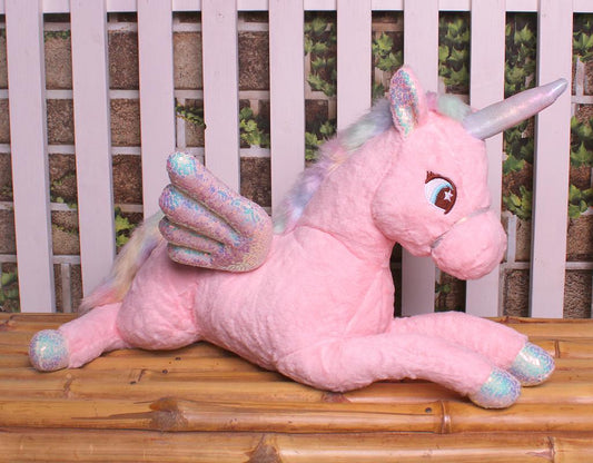 Unicorn Stuffed / Plush Toy Pink 24 inches - 60 cm (KC5694)