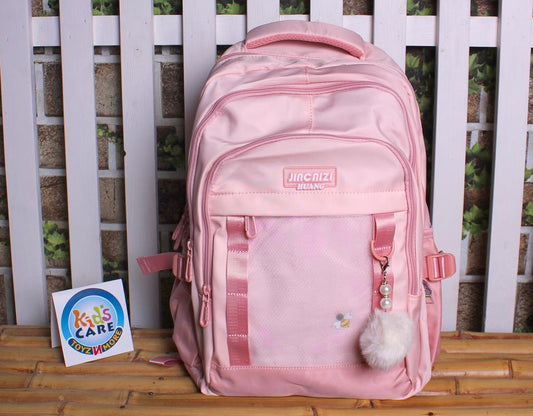 Jincaizi Premium Quality School Bag / Backpack for Grade 3 to 5 Pink (A9289#)