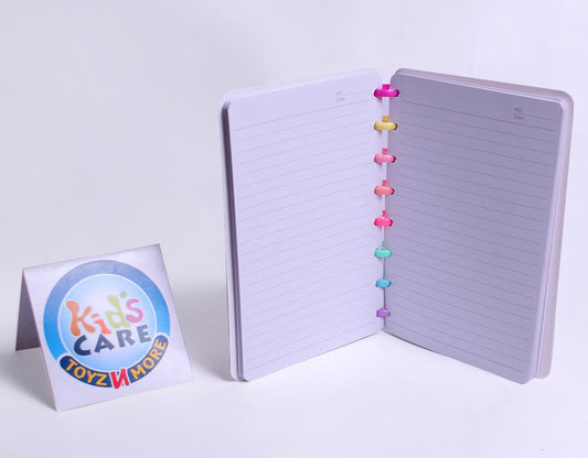 Unicorn Themed 200 Single Lined Page Spiral Notebook / Diary (5062)