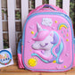 Unicorn Themed 3D School Bag for KG 1 & KG 2 (13020N)