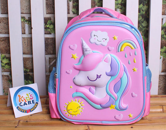 Unicorn Themed 3D School Bag for KG 1 & KG 2 (13020N)