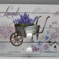 Lavender Themed Wooden Musical Jewelry Organizer Box (KC5684)