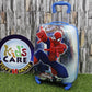 Spider Man 4 Wheels Children Kids Luggage Travel Bag / Suitcase 16 Inches