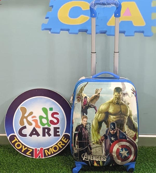 Avengers 4 Wheels Kids Luggage Travel Trolley Suitcase 16 Inches