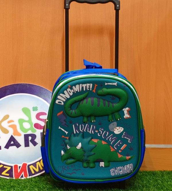 Dino Mite School Bag Trolley For KG 1 KG 2 13020