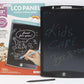 LCD Writing Tablet Multicolor 12-inch Black (1201C)