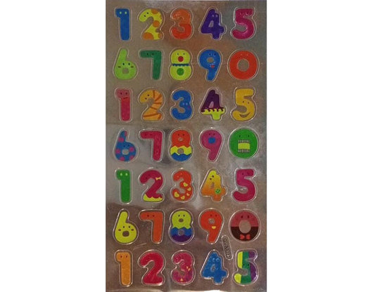 Set of 35 Number Stickers (QS-AA032)