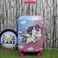 Unicorn 4 Wheels Children Kids Luggage Travel Bag / Suitcase 16 Inches