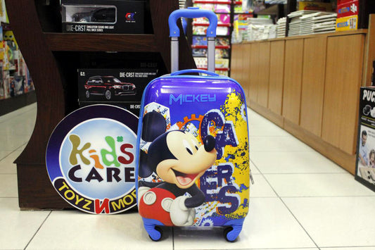 Mickey Mouse 4 Wheels Children Kids Luggage Travel Bag / Suitcase 16 Inches