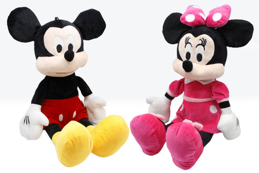 Mickey Mouse And Minnie Mouse Stuffed Toy (KC4100, KC4101)