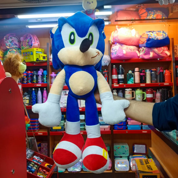 30-Inch Sonic the Hedgehog Plush Toy – Stuffed Toy for Kids – Washable & Soft