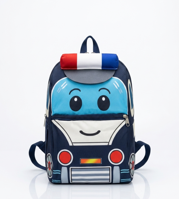 ambulance backpack kid 3D Cartoon Ambulance Backpack for Kids – Blue Softback Travel & Playgr –  Kids Care