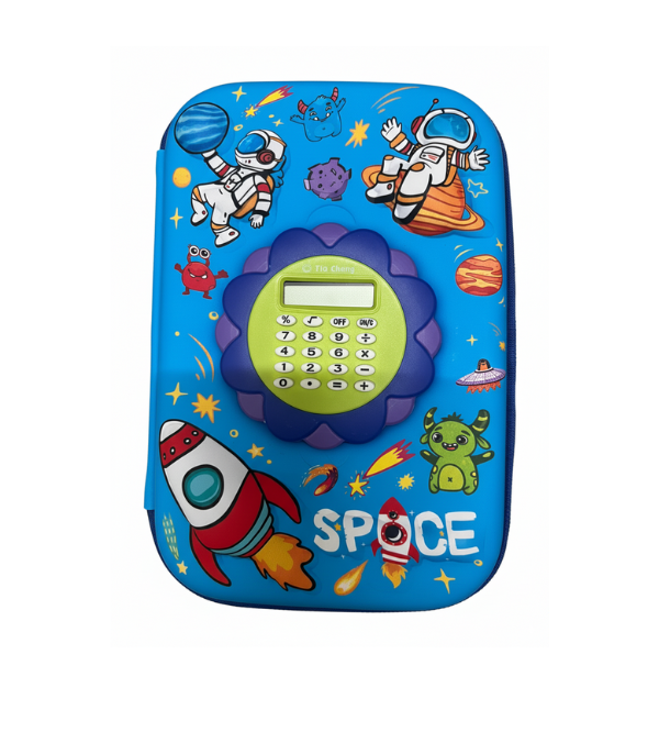 Astronaut Space World 3D Stationery Organizer with Detachable Calculator (KC5922)