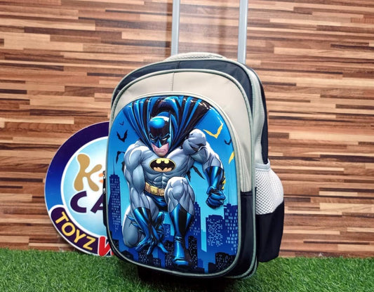 Batman Themed School Trolley Bag for Grade 1 & Grade 2 (16030)