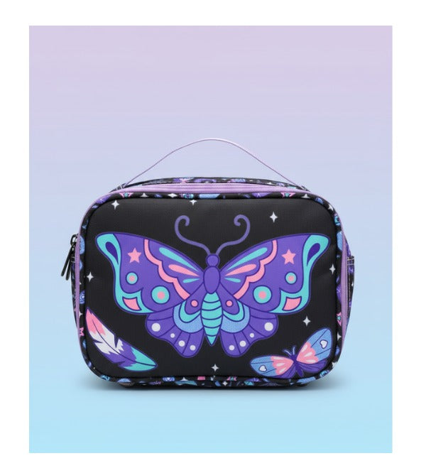 Butterfly Design Insulated Lunch Bag – Handbag Style | 9x7 Inches