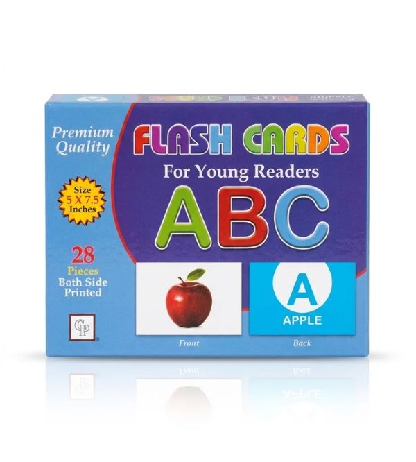 Double Abc Capital ABC Flash Cards for Kids – 28 Double-Sided Alphabet Learning C ...
