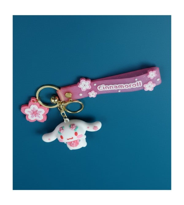 Cinnamoroll Figure PVC Keychain – Cute Sanrio Key Chain for Kids & Fans