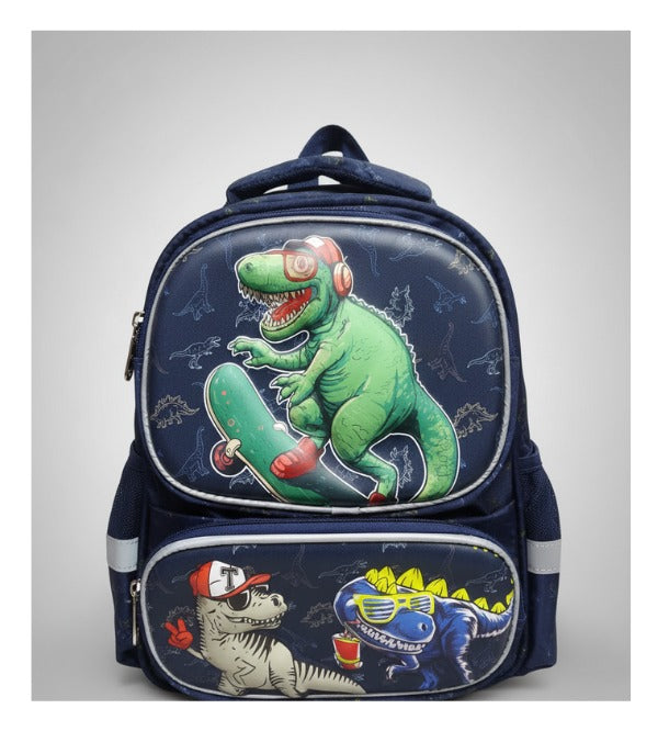 Dinosaur 3D School Bag / Kids Travel Backpack – 12 Inches (HSD-2312)