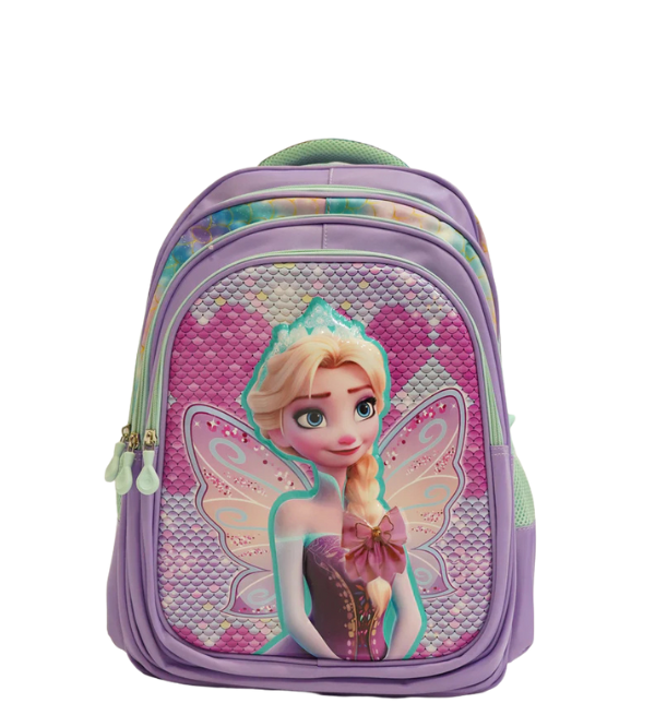Frozen Elsa 3D School Bag for Girls – Stylish, Spacious & Durable – Grades 3 to 6 (2388)