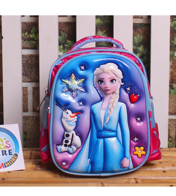 Frozen Elsa Themed Small Premium Lunch Bag / Travel Backpack for Play Group (5909)