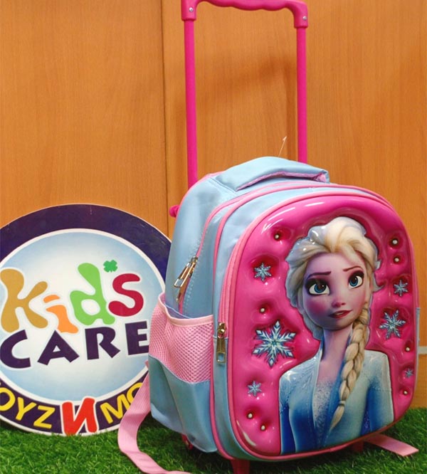 Frozen Elsa Themed School Trolley Bag For KG 1 KG 2 13020N