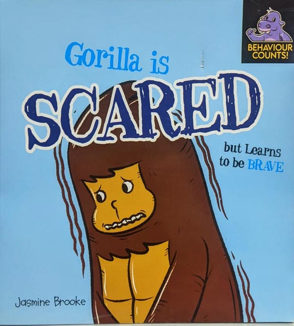 Gorilla Is Scared But Learns To Be Brave - Moral Book