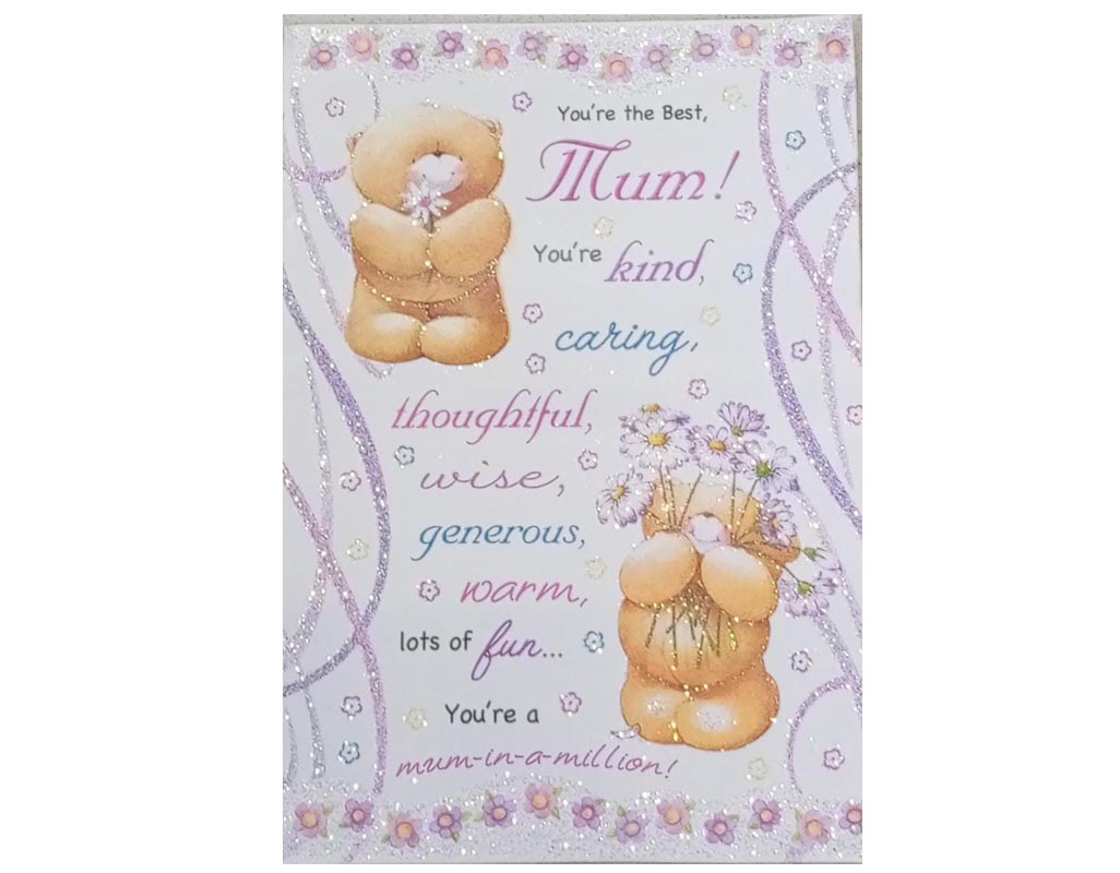 Greeting Card - You're the Best, Mum! You're kind...