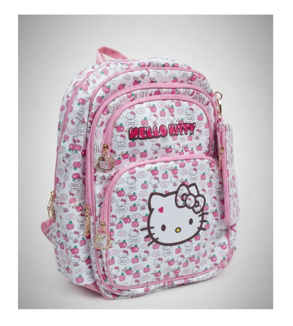 Sanrio Hello Kitty Pink Kids School Backpack with Matching Pouch – Pre ...