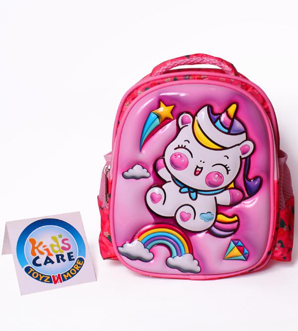 Unicorn Themed Small Premium Lunch Bag / Travel Backpack for Play Group (5909)