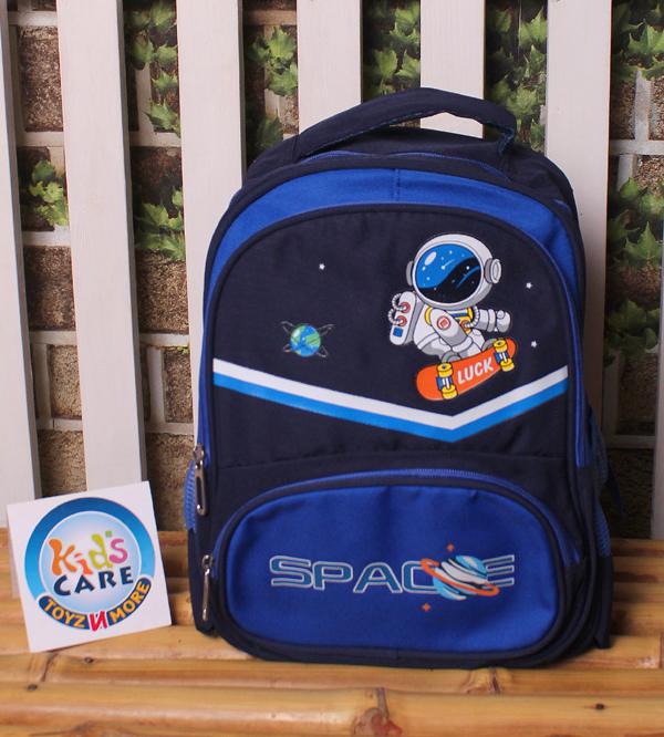 Space World Astronaut Themed School Bag / Travel Backpack - Blue (21666)