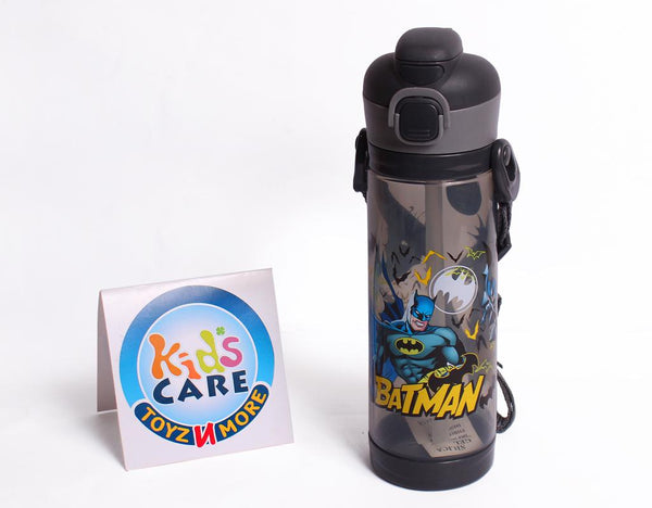 Batman Themed Dual Option BPA Free 600 ml School Water Bottle (NPC-600)