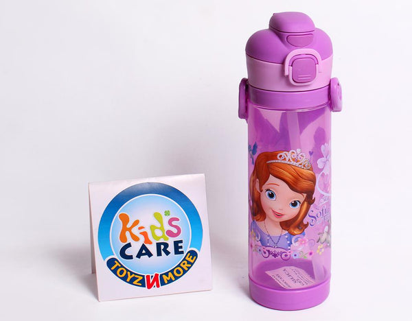 Sofia The First Themed Dual Option BPA Free 600 ml School Water Bottle (NPC-600)