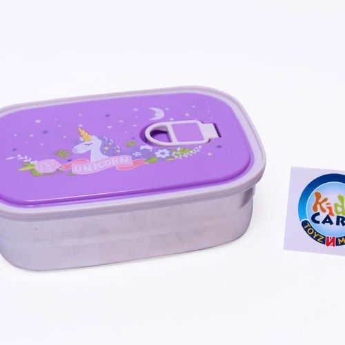 Load image into Gallery viewer, Unicorn Air Tight Stainless Steel Lunch Box With Partition Box (0035)
