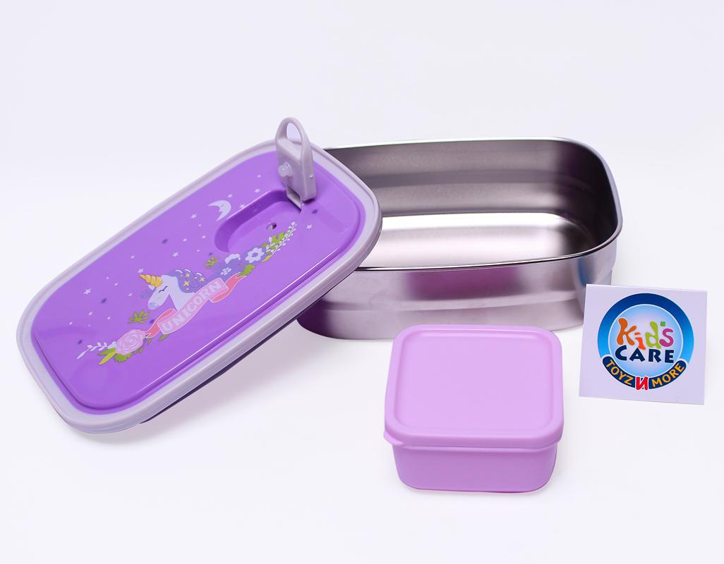 Unicorn Air Tight Stainless Steel Lunch Box With Partition Box (0035)