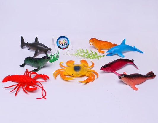 Ocean World Sea Animal Toys Pack of 8 Pcs Set (KC5669)