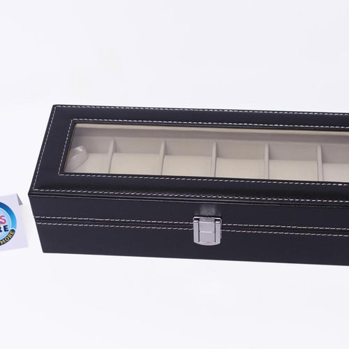 Load image into Gallery viewer, Wrist Watch Display Box Case Holder Locked Jewelry Storage Organizer (6-1)
