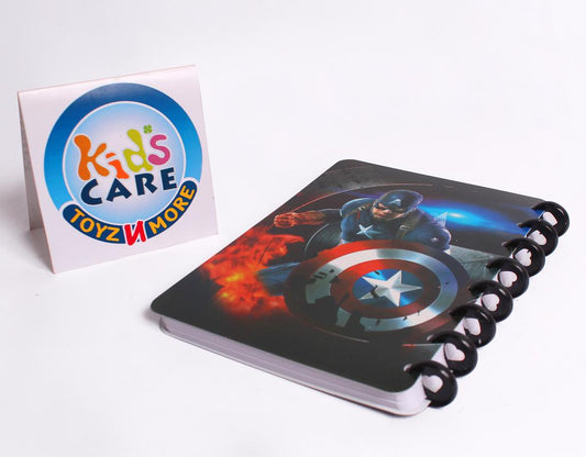 Captain America Themed 8.5x6-inch Spiral Notebook / Diary (4768)