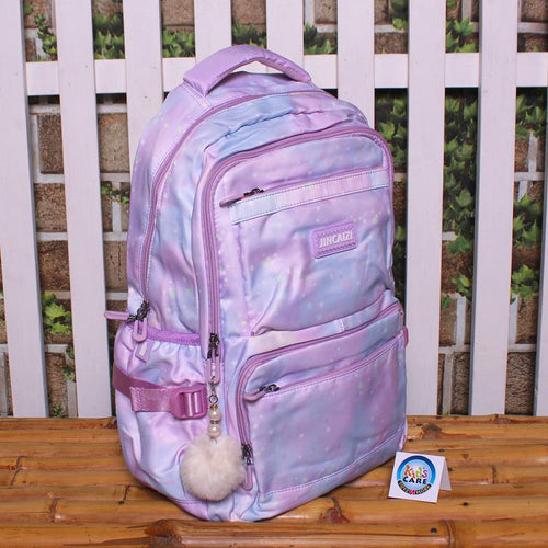 Load image into Gallery viewer, Jincaizi Premium Quality School Bag for Girls Grade 4 to Grade 6 Purple (A9170#)
