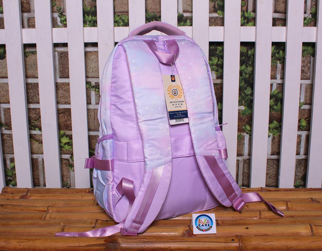 Jincaizi Premium Quality School Bag for Girls Grade 4 to Grade 6 Purple (A9170#)