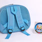 Adorable Dinosaur Themed 3D PU Travel Backpack / School Bag Light Blue (3424)