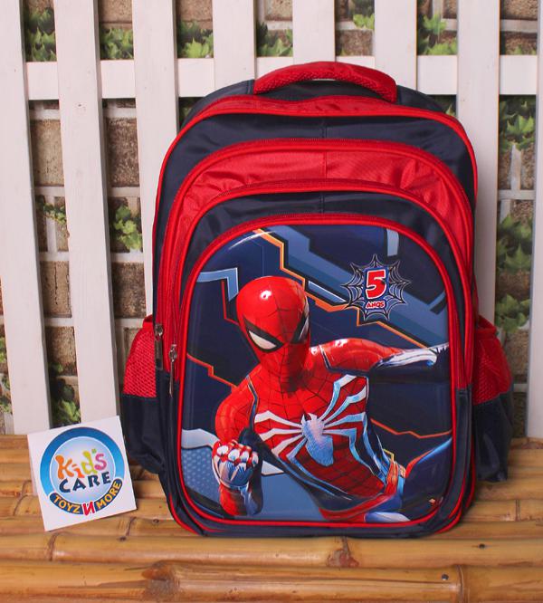 Spider Man Themed 3D School Bag for Grade 3 to 6 (18030)