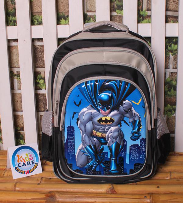 Batman Themed 3D School Bag for Grade 3 to 6 (18030)