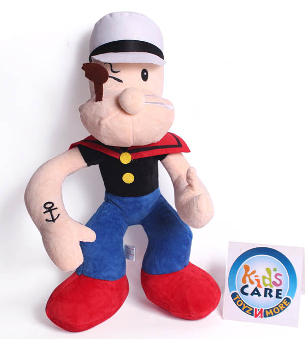 Popeye the Sailor Man 15-Inch Plush Stuffed Toy (KC5766)