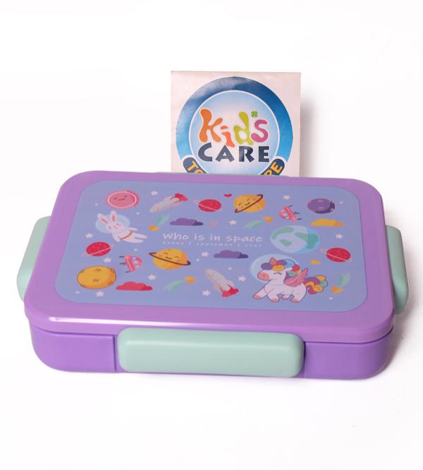 7 x 9-Inch Unicorn Themed Lunch Box With 4 Durable Locks & 5 Portions (XC-624)