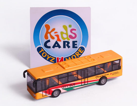 Pull Back Powered 6-inch Model Bus Toy (1210-C12)