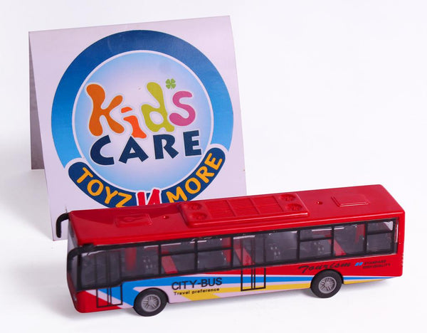 Pull Back Powered 6-inch Model Bus Toy (1210-C12)